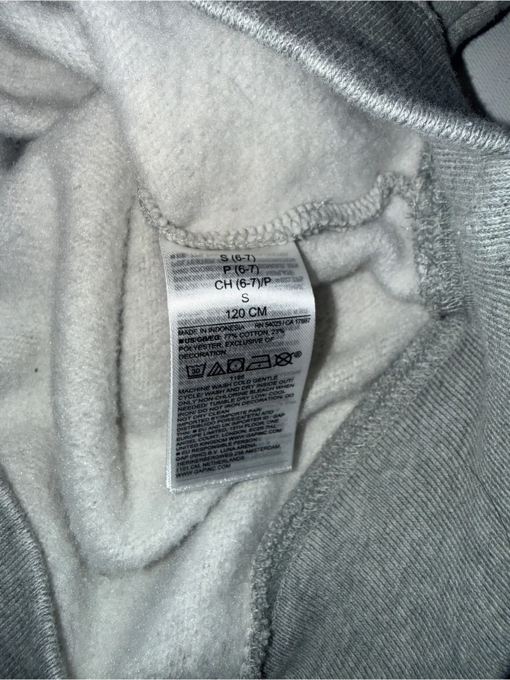 GAP Grey Hooded Sweatshirt with Red & Blue Spider-Man Graphic